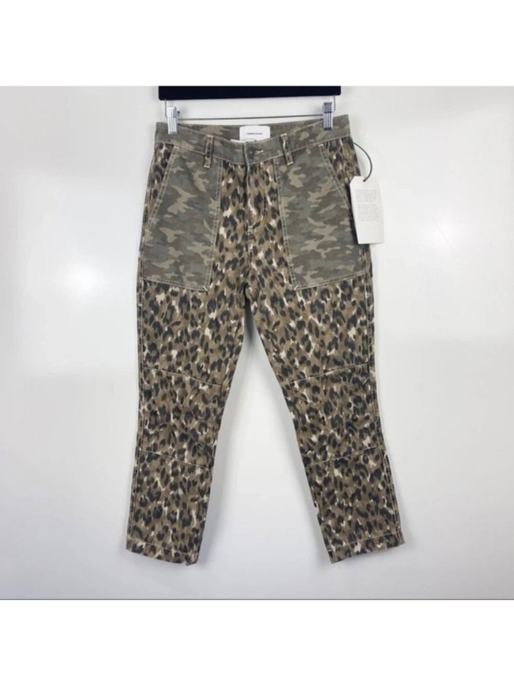 Current/Elliott Clean Weslan Pants NWTSize 26 Leopard Camo Slim Leg Jeans